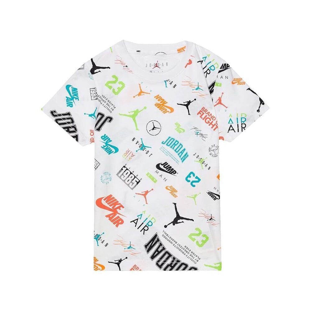 Jordan Boys Levels All Over Print (Toddler/Little Kids) White 4 (Little Kid)